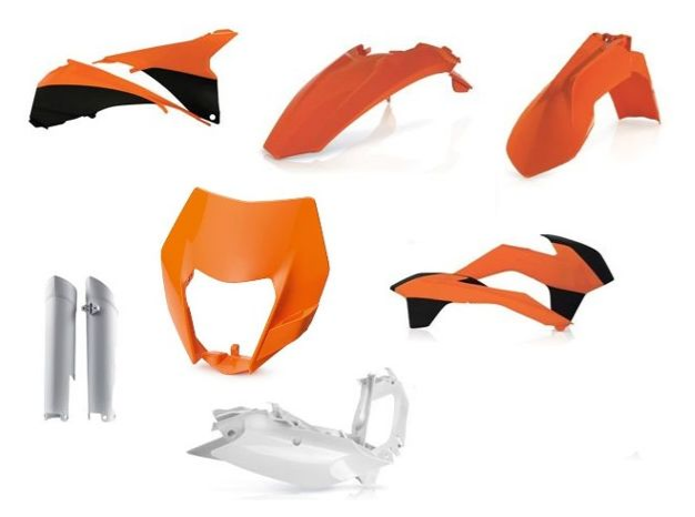 Acerbis Plastik Kit Verkleidung passend für KTM EXC EXC F 125 520 2014