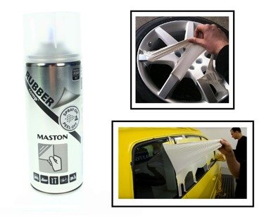 Maston Spray Sprühfolie Flüssiggummi Felgenfolie Rubber Comp farblose Matte