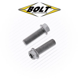 BOLT USA 10x Śruby kołnierzowe Torx Euro Style 10MM 8X25MM