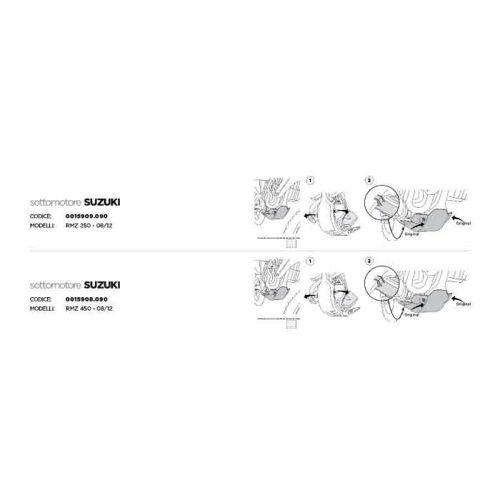 Acerbis Motorschutzplatte Motorrad passend bei SUZUKI RMZ 250 2008 - 2018