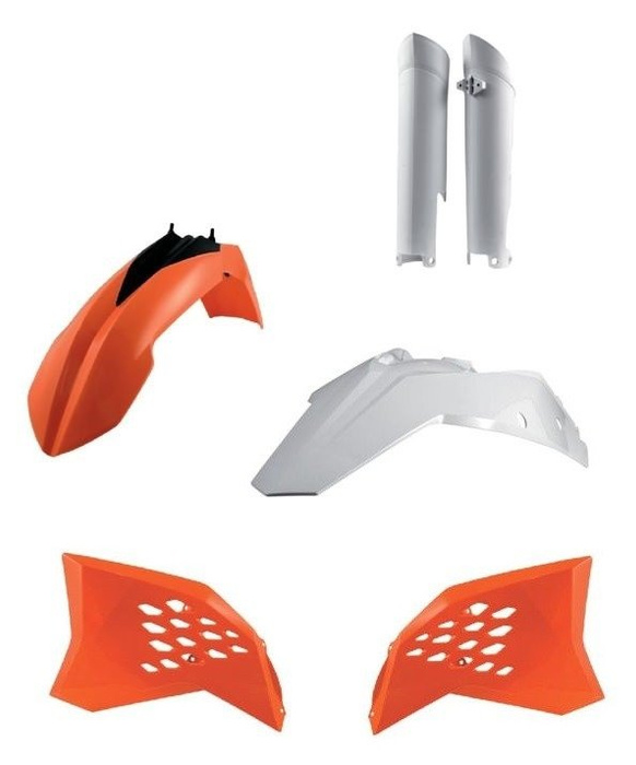 Acerbis Plastik Kit Verkleidung passend für KTM EXC 125 530 2008 2009 2010 2011