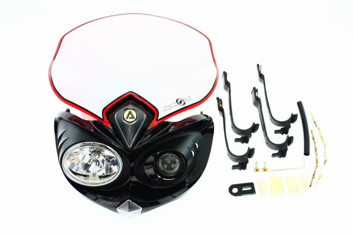 RAUSVERKAUF Acerbis Scheinwefer CYCLOPE Headlamp Motorbike Motorrad Enduro Streetfighter