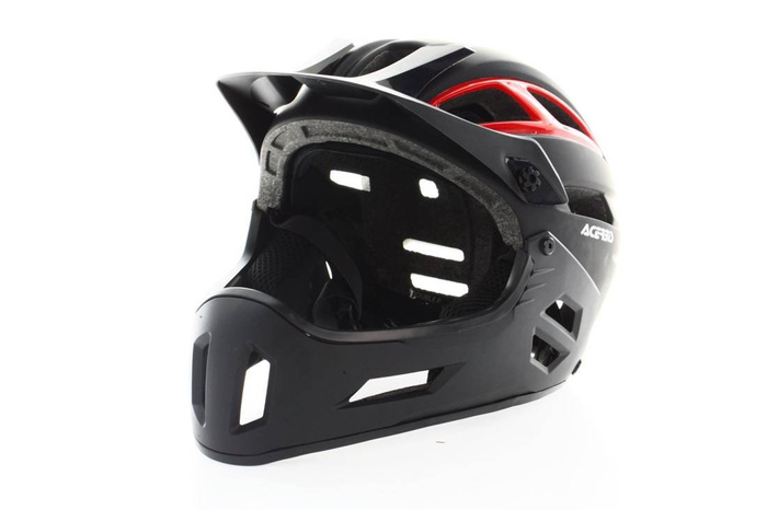 Acerbis kask rowerowy MTB DOUBLEP z osłoną szczęki 