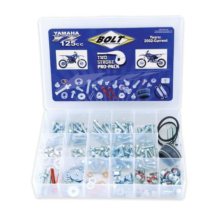 BOLT Pro Pack Schrauben Satz Schraubenkit für Yamaha YZ 125 2T made in USA