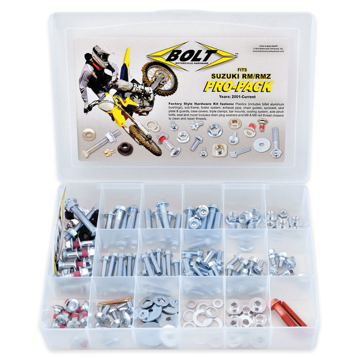 BOLT Pro Pack Schrauben Satz Schraubenkit für Suzuki RM / RMZ made in USA