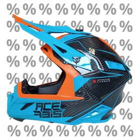 Acerbis Helm Steel Carbon Cross Enduro Quad mit ästhetischem Defekt XS