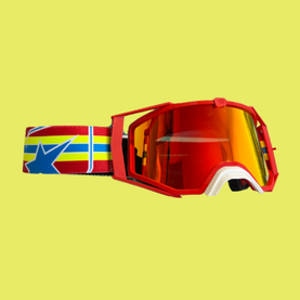 Ariete 8K TOP FLUO Enduro Motocross MTB-Brille kompatibel mit Korrektionsbrillen