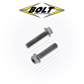 BOLT USA 10x Śruby kołnierzowe Torx M6 Euro Style 8MM 6X25MM