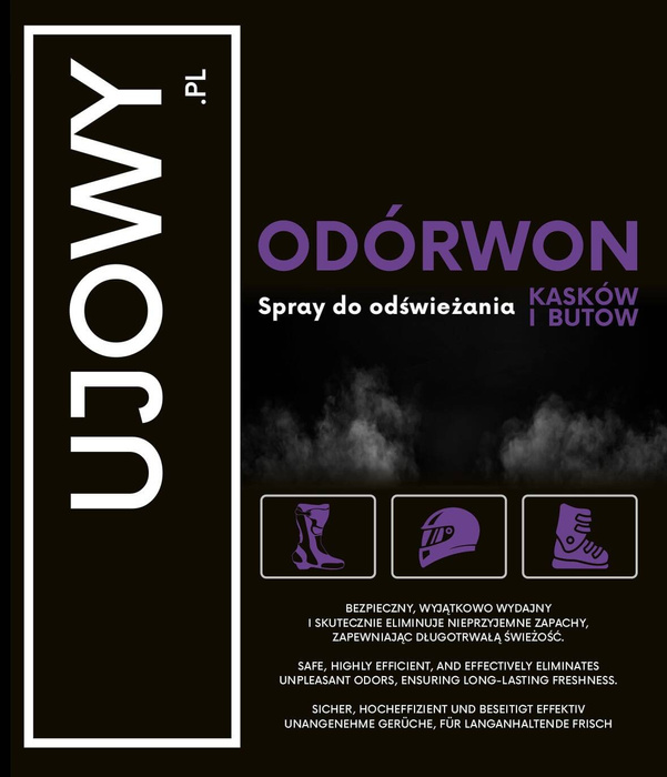 ODÓRWON 400ml UJOWY SPRAY ZUR FRISCHUNG VON HELMEN UND STIEFELN 