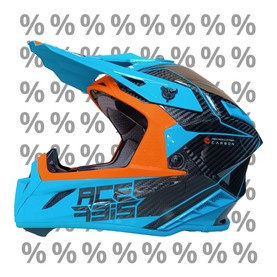 Acerbis Helm Steel Carbon Cross Enduro Quad mit ästhetischem Defekt S