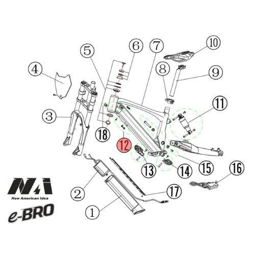 12. NAI-Gummidichtung am Eingang des e-BRO 18/ 20-Ladesteckers, Modell 2025