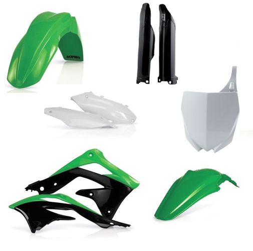 Kawasaki Plastik Kit FULL Komplett KXF 450 2012 Acerbis Made in Italy