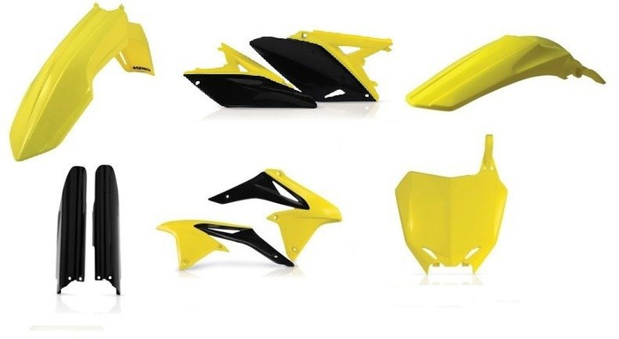 Suzuki Plastik Kit Satz FULL Komplett RMZ 250 Replik 2017 Acerbis Made in Italy