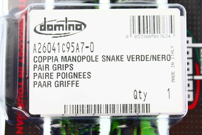 WYPRZEDAŻ Manetki Domino SNAKE zielono- czarne