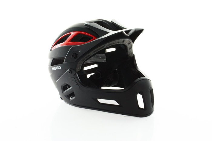 Acerbis kask rowerowy MTB DOUBLEP z osłoną szczęki 