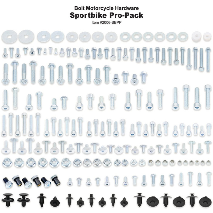 BOLT Pro Pack Schrauben Satz Schraubenkit für Sporbike