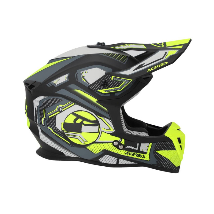 Acerbis Helm Linear Motorrad Cross Enduro Quad 2206 mit ästhetischem Defekt M