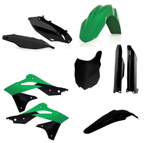 Kawasaki Plastik Kit FULL Komplett KXF 250 2013 - 2016 Acerbis Made in Italy