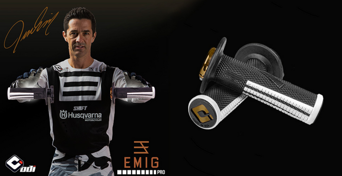 ODI manetki EMIG PRO V2 Lock-On Grip zestaw do 2T i 4T