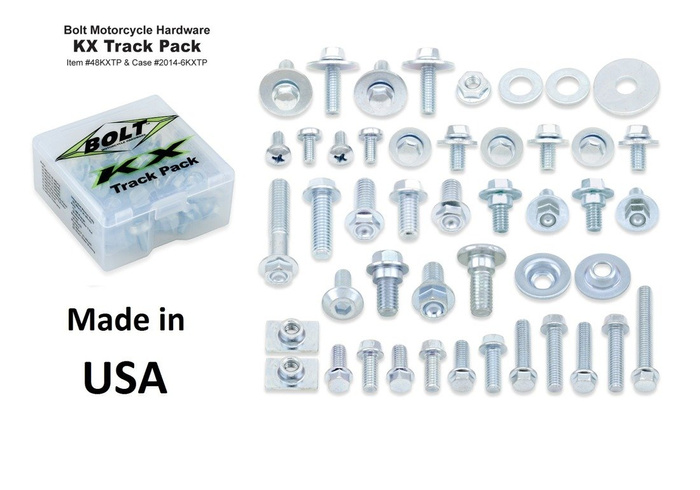 BOLT USA zestaw śrub Track Pack II do Kawasaki KX / KXF