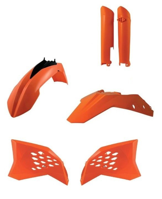 Acerbis Plastik Kit Verkleidung passend für KTM EXC 125 530 2008 2009 2010 2011