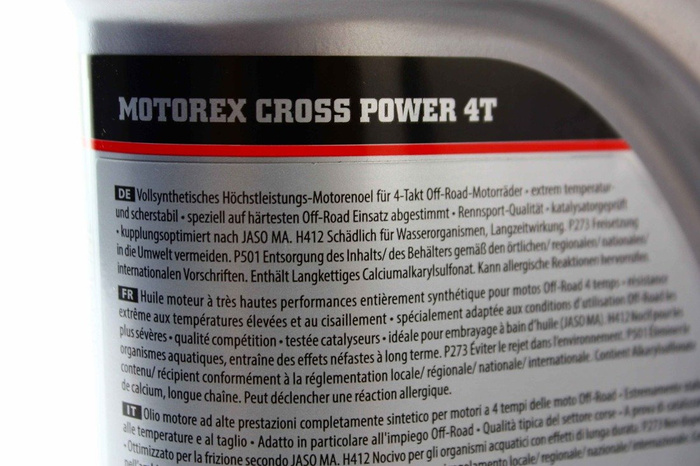 Motorex Cross Power 4T 5W40 1L 4 Takt Motoröl vollsynthetisch