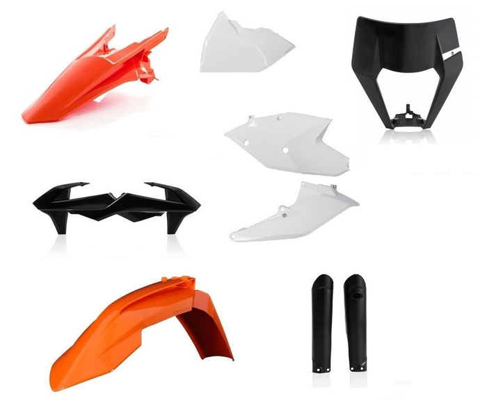 Acerbis Plastik Kit Verkleidung passend für KTM EXC XC 125 520 2017 2018 2019