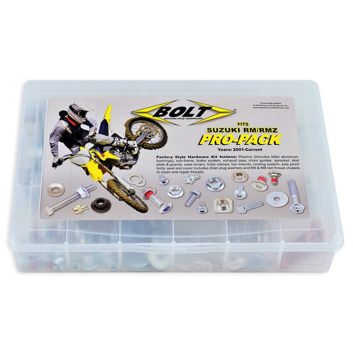 BOLT Pro Pack Schrauben Satz Schraubenkit für Suzuki RM / RMZ made in USA