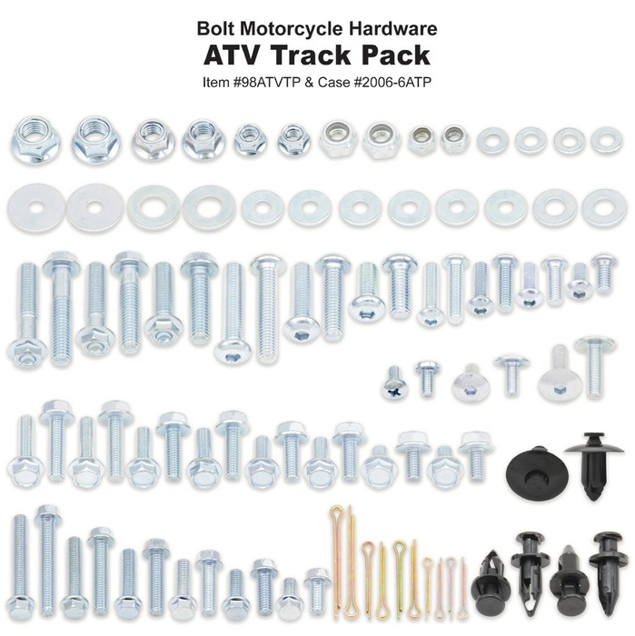 BOLT Track Pack II Schrauben Satz Schraubenkit für ATV QUAD made in USA