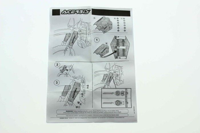 Acerbis Gabelprotektoren Spoiler Motocross Enduro