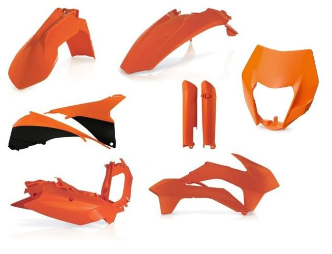 Acerbis Plastik Kit Verkleidung passend für KTM EXC EXC-F 125 520 2014 2015