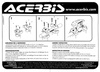 Kierownica aluminiowa Acerbis 28 mm + adapter / mocowanie z 22mm rozprzedaż !!!