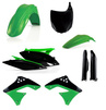 Kawasaki Plastik Kit FULL Komplett KXF 250; 2009-2012 Acerbis Made in Italy