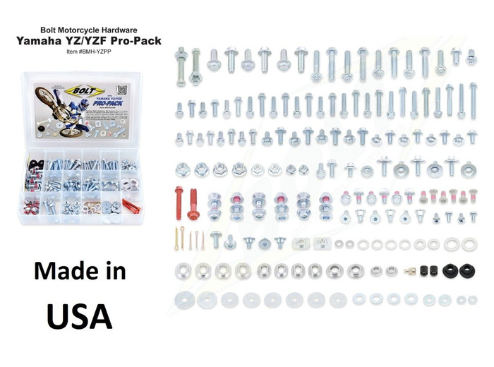 BOLT Pro Pack Schrauben Satz Schraubenkit für Yamaha YZ / YZF 2002 bis 2013