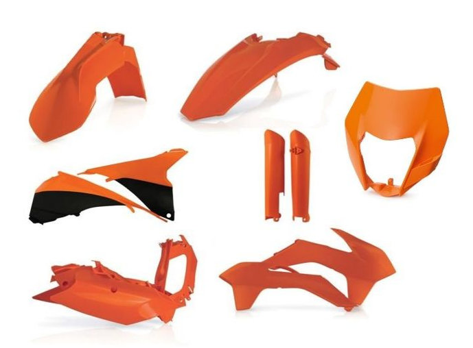 Acerbis Plastik Kit Verkleidung passend für KTM EXC EXC-F 125 520 2014 2015