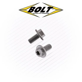 BOLT USA 10x Śruby kołnierzowe duże M6 w stylu europejskim 6x12mm