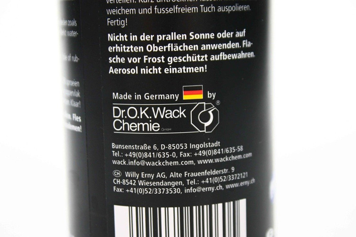 S100 MATT WACHS SPRAY 250ml Politur für Lacke / Folie von Dr. Wack