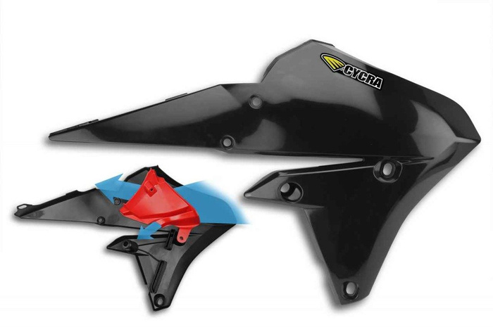 CYCRA USA Motocross POWERFLOW Yamaha Kühlerspoiler YZF 250 / 450; 14-17 WRF 15>