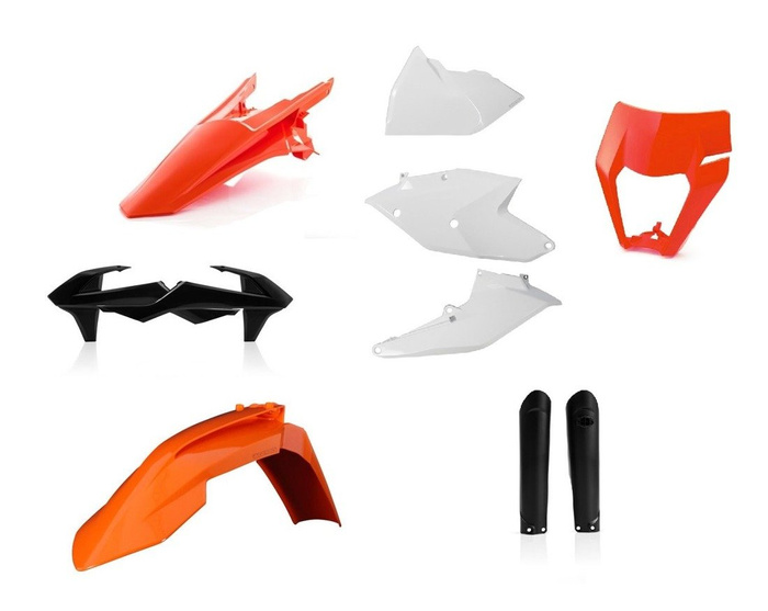 Acerbis Plastik Kit Verkleidung passend für KTM EXC XC 125 520 2017 2018 2019