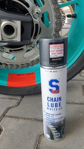 S100 WEISSES KETTEN SPRAY 400ml von Dr.Wack Motorrad Kettenspray Pflegemittel